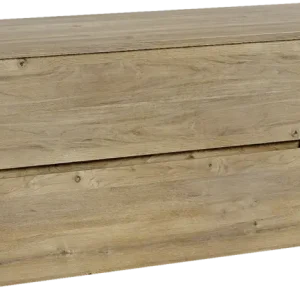 Top-Preis Storke Edge hängendes Möbelstück Set: 150 x 52 cm, Rohe Eiche, mit Panton Einzel- oder Doppel Waschtischplatte, Melamin Rohe Eiche