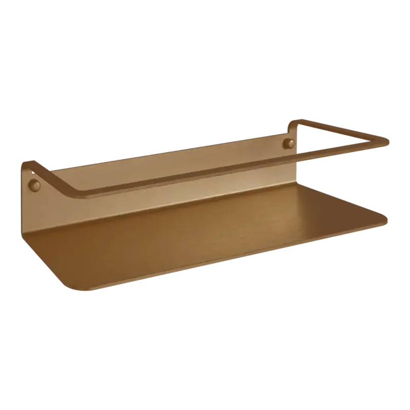 Blaufoss Tika Einzel-Shampoohalter mit Wandhalterung, Brushed Rosegold Sonderaktion