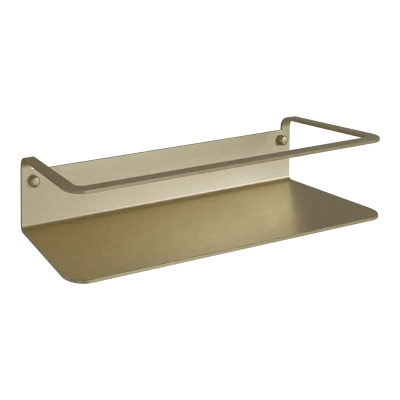 Versand Am Gleichen Tag Blaufoss Tika Einzel-Shampoohalter mit Wandhalterung, Brushed Champagne Gold