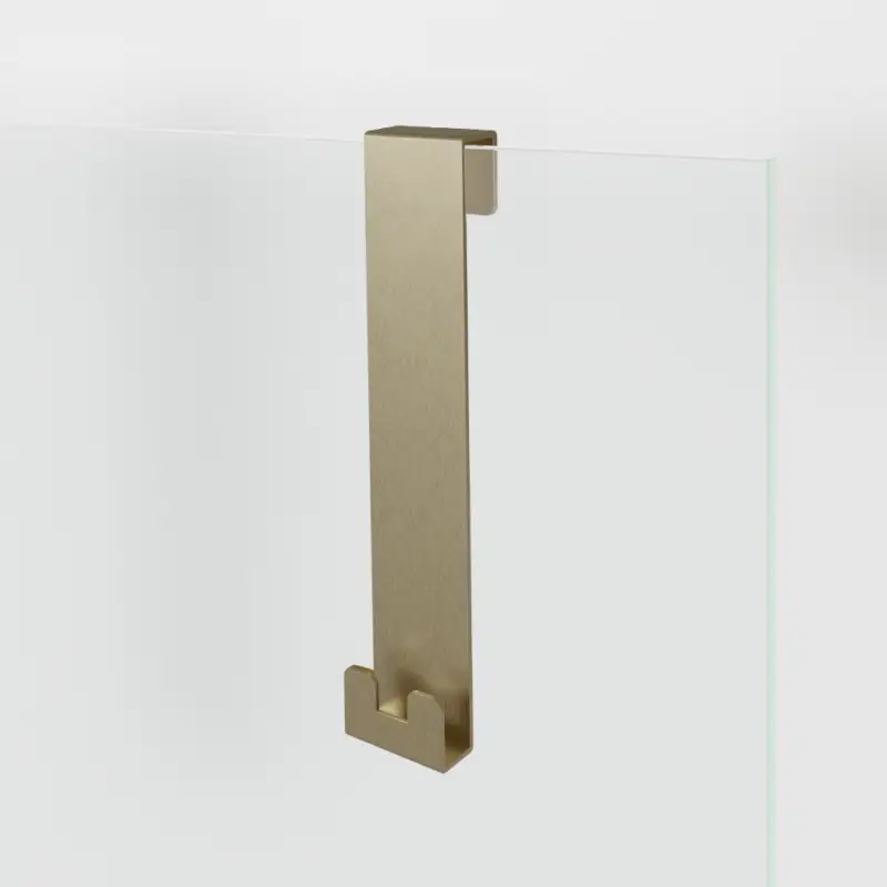 Blaufoss Gulio Duschhalter mit Doppelhaken, Brushed Champagne Gold Angebot