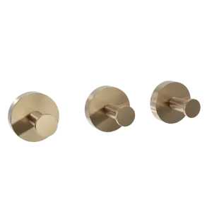 Blaufoss Harmony Haken-Set, 3 Stück, Brushed Champagne Gold Wochenendangebot