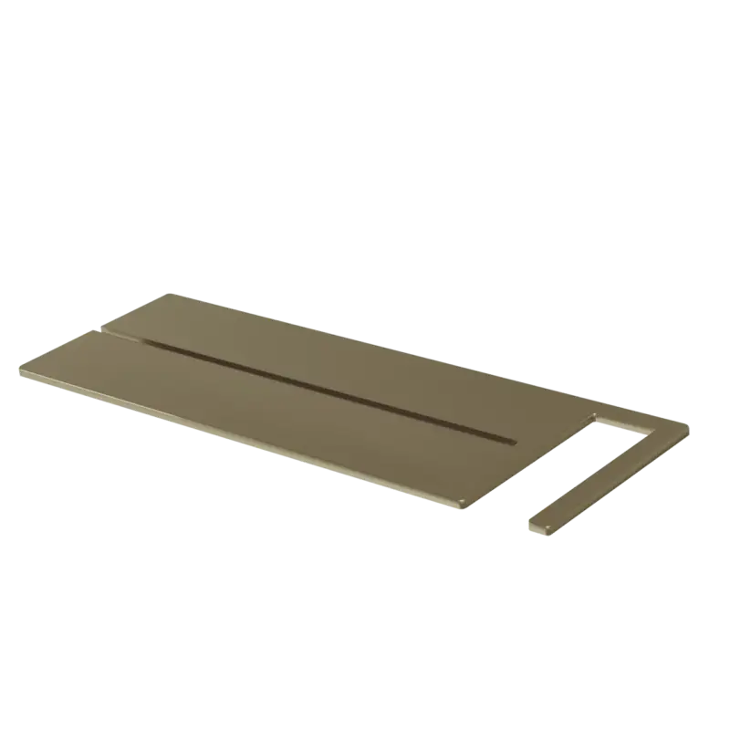 NICHT VERKAUFEN - Blaufoss Finn Seifenregal für die Dusche, brushed champagne gold, 44 x 15 cm Sonderangebot