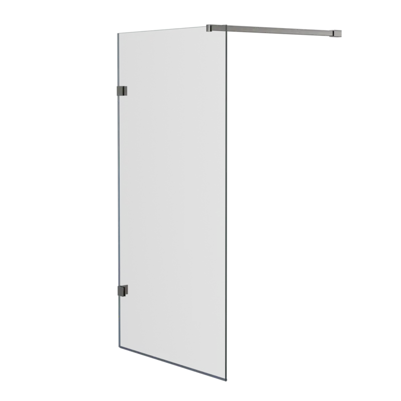 Sofort Bestellen Luca Varess Solid Badewannenabtrennung 95 cm Klarglas gebürstet Coolmetal Profil