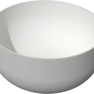 Balmani Bowl Aufsatzwaschbecken: Solid Surface, matt, rund, Ø 24 cm Letzte Chance