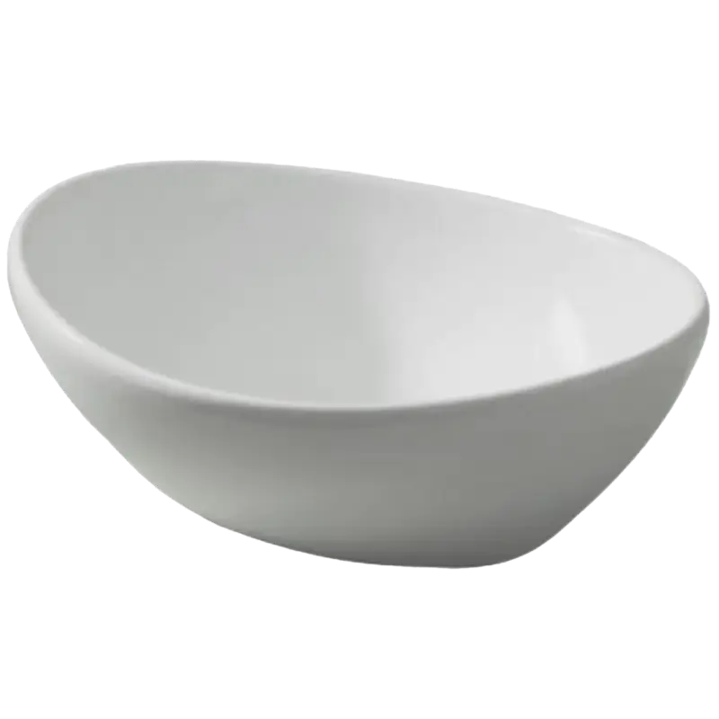 Luca Varess Denza Aufsatzwaschbecken: Weiß matte Keramik, oval, 40,5 x 34 cm Sonderangebot