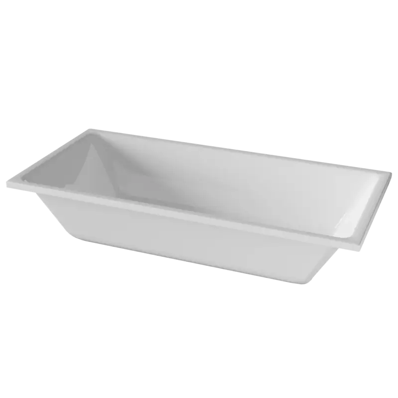 Sonderangebot Luca Varess Sandrina 2-Personen-Einbaubadewanne: 190 x 90 cm, Acryl, Weiß Glänzend