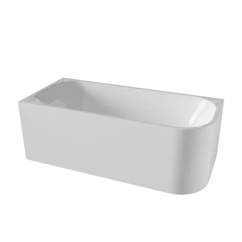 Direktkauf Luca Varess Mezzo 2-Personen-Eckbadewanne: links, 170 x 75 cm, Acryl, Weiß glänzend