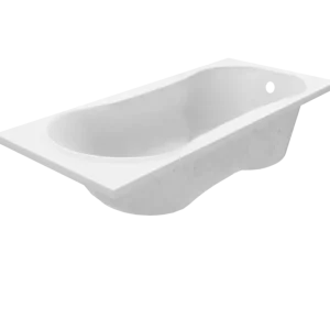 Highlight Luca Varess Trasime Einbaubadewanne 170 x 75 cm, Acryl Weiß mat