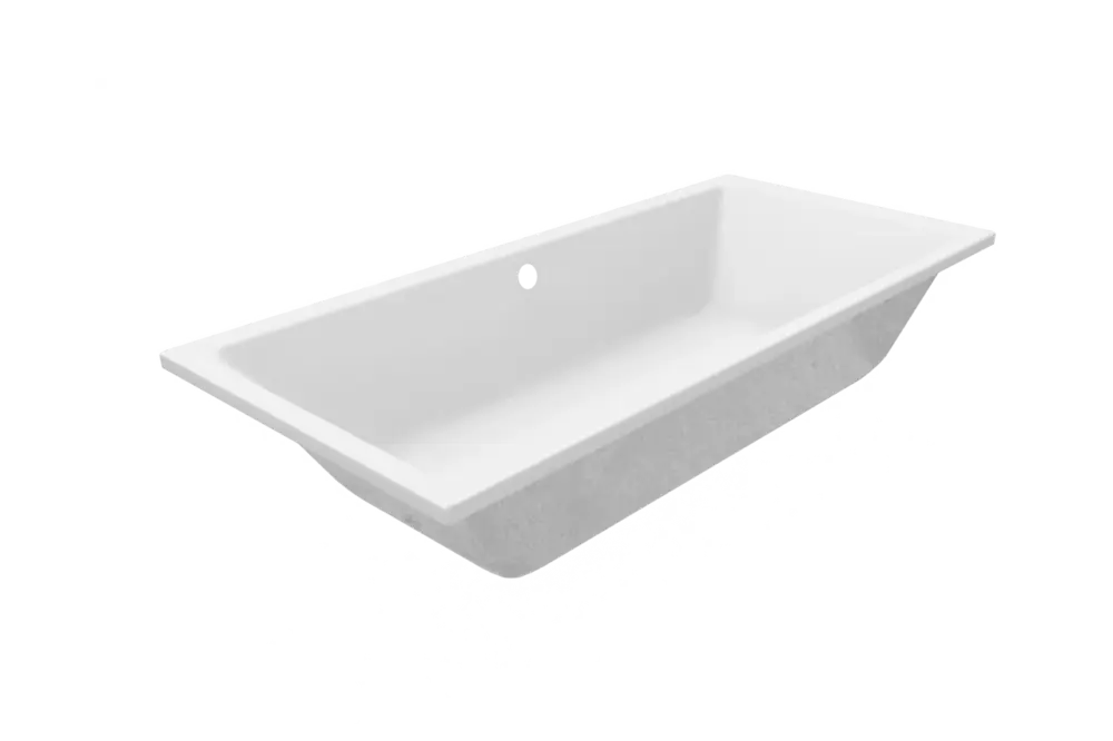 Günstig Luca Varess Sandrina 2 Personen Einbaubadewanne 190 x 90 cm, Acryl Weiß mat