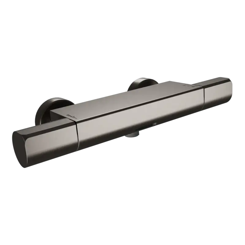 Blaufoss Eris Thermostat-Armatur Wandmontage Aufputz Badewannenarmatur Brushed GunMetal Jetzt Kaufen