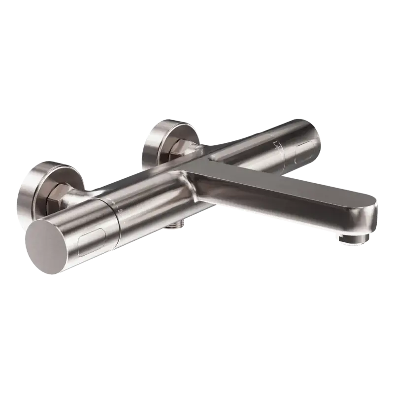 Blaufoss Apollo Thermostat-Badewannenarmatur: Brushed Coolmetal Solange Der Vorrat Reicht