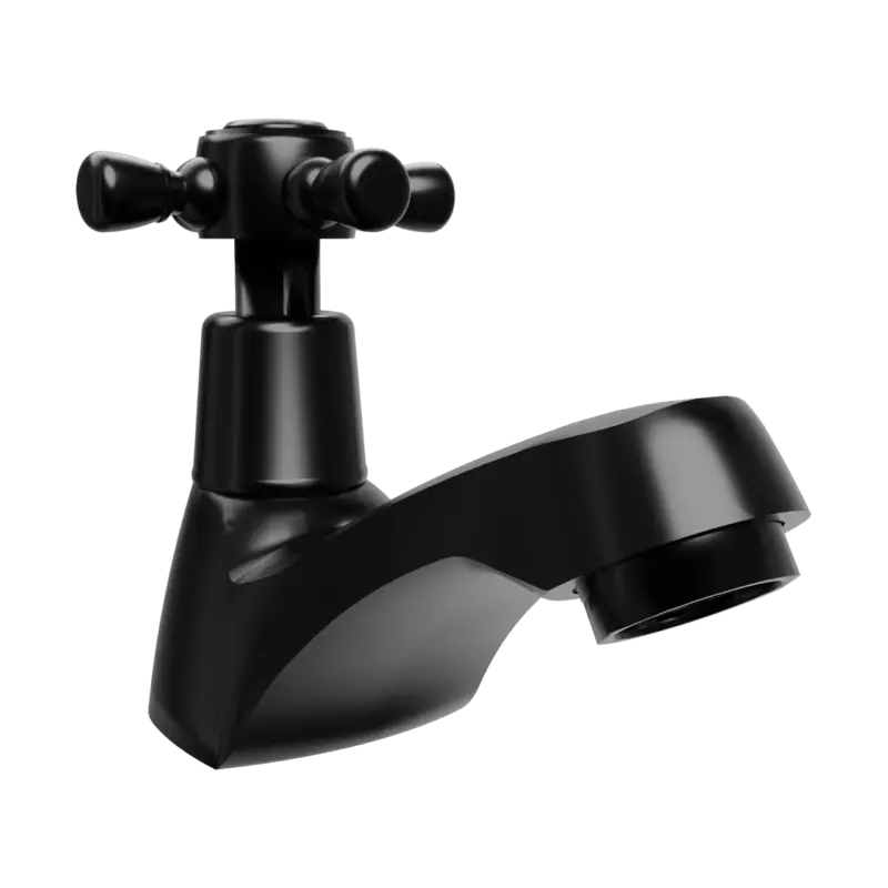 Linie Retro Standard Kaltwasserhahn Schwarz matt Jetzt Bestellen