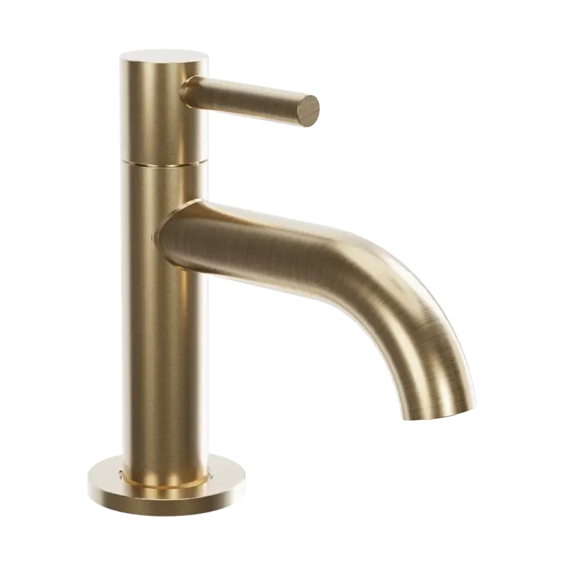 Blaufoss Multa Kaltwasserhahn: Brushed Champagne Gold Zertifiziert