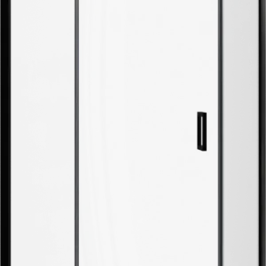 Bestseller Luca Varess Vidor Eckdusche Fünfeck, 90 x 90 cm, Klarglas, mattschwarzes Profil