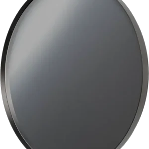 Balmani Giro Round Badspiegel: Rund, Brushed Gunmetal, Ø 75 cm Neuheit