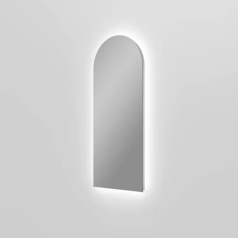 Balmani Giro Arco Badspiegel mit Beleuchtung: Rund, 42 x 100 cm, mit Anti-Beschlag Spiegelheizung Top-Seller