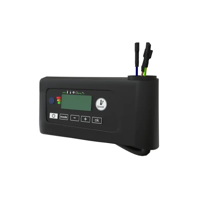 Vipera Heizkörperthermostat für elektrischen Handtuchheizkörper programmierbar Schwarz Preisknaller