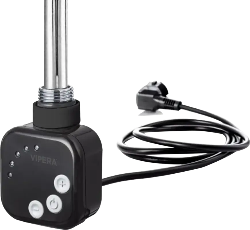 Neue Ware Vipera analoge Thermostat-Teile für elektrische handtuchheizung 1.000W Schwarz