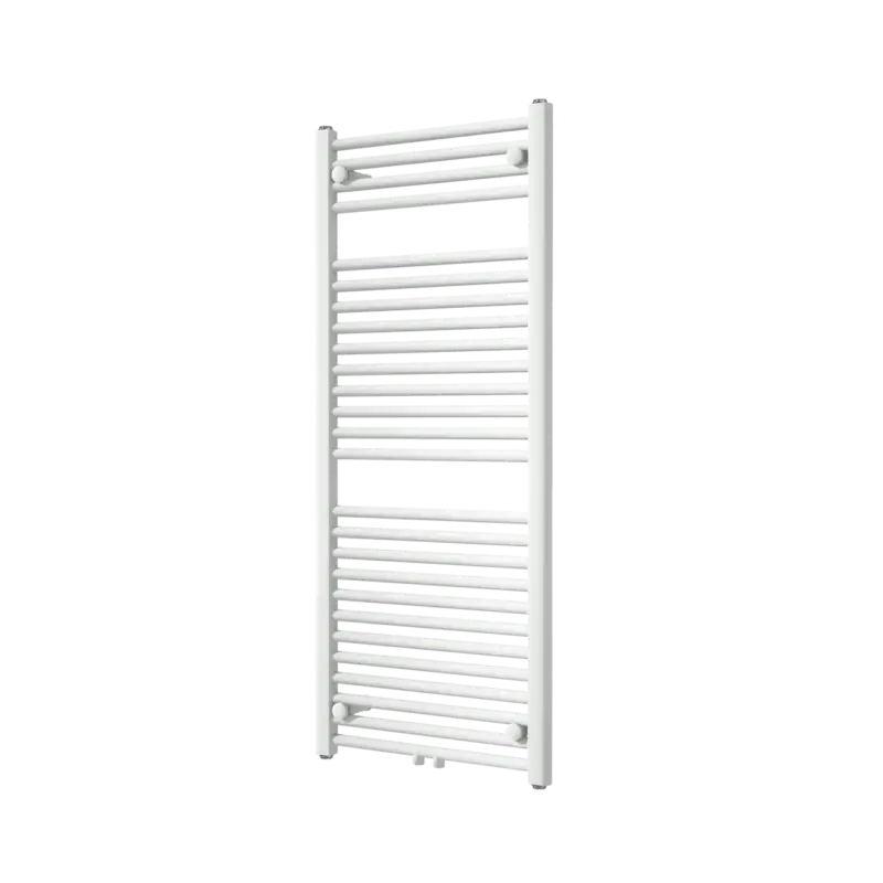 Sichere Zahlung Vipera Kanza Handtuchheizkörper: 50 x 120 cm, Zentralheizung, Weiß matt, Seiten- & Mittelanschluss, 691W