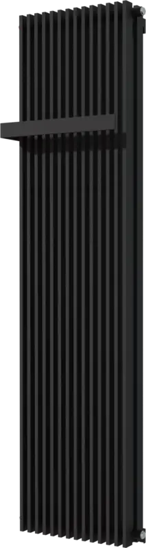 Schneller Versand Vipera Corrason Doppelhandtuchheizkörper: 50 x 180 cm, Zentralheizung, Schwarz matt, Seiten- & Mittelanschluss, 2.537W