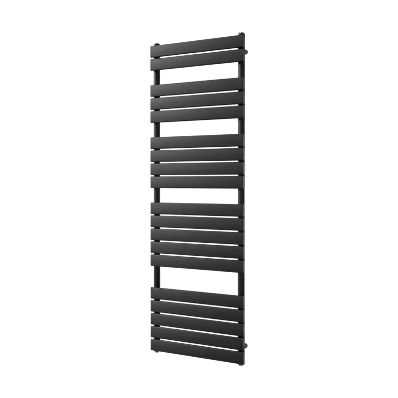 Vipera Vulcan Handtuchheizkörper: 60 x 180 cm, Zentralheizung, Schwarz matt, Seiten- & Mittelanschluss, 1.252W Online Kaufen