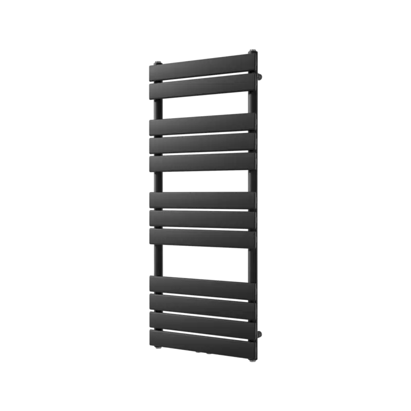Vipera Vulcan Handtuchheizkörper: 50 x 120 cm, Zentralheizung, Schwarz matt, Seiten- & Mittelanschluss, 734W Sofort Bestellen