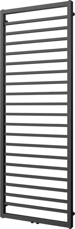Sale Vipera Listona Handtuchheizkörper: 180 x 60 cm, Elektro- und Zentralheizung, Schwarz matt, Seiten- & Mittelanschluss, 1030W