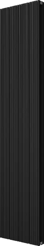 Geprüft Vipera Mares Doppelhandtuchheizkörper: 37,5 x 180 cm, Zentralheizung, Schwarz matt, Seiten- & Mittelanschluss, 1477W