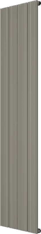 Vipera Mares Handtuchheizkörper: 37,5 x 180 cm, Zentralheizung, Seidengrau, Seiten- & Mittelanschluss, 1085W Geprüft