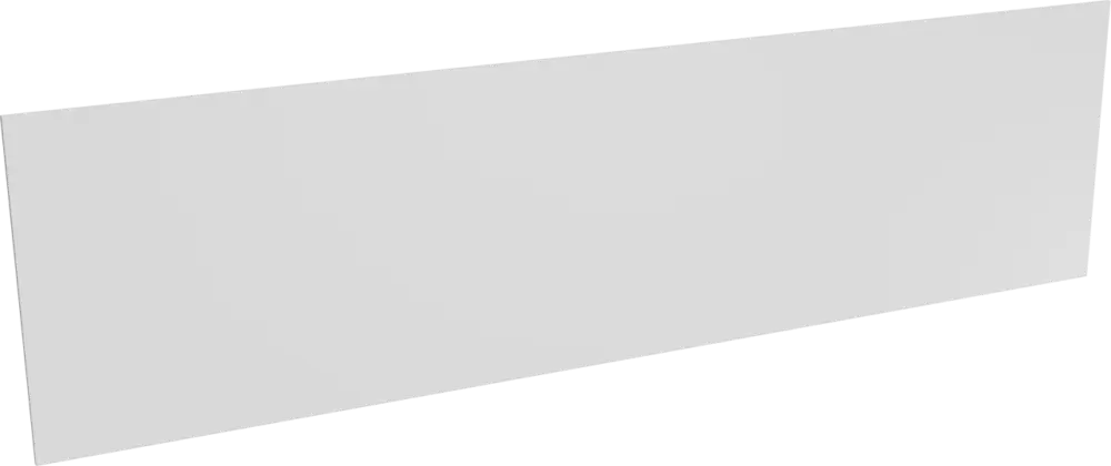 Kracherpreis Luca Varess Waschbeckenrückwand matt Weiße Solid Surface 40 x 150 cm