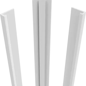Luca Varess Artdeco Profilset Wandverkleidung 244 cm weiß matt Highlight