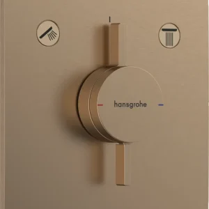 Aktuell Hansgrohe DuoTurn E Unterputz-Duschmischarmatur Brushed Bronze