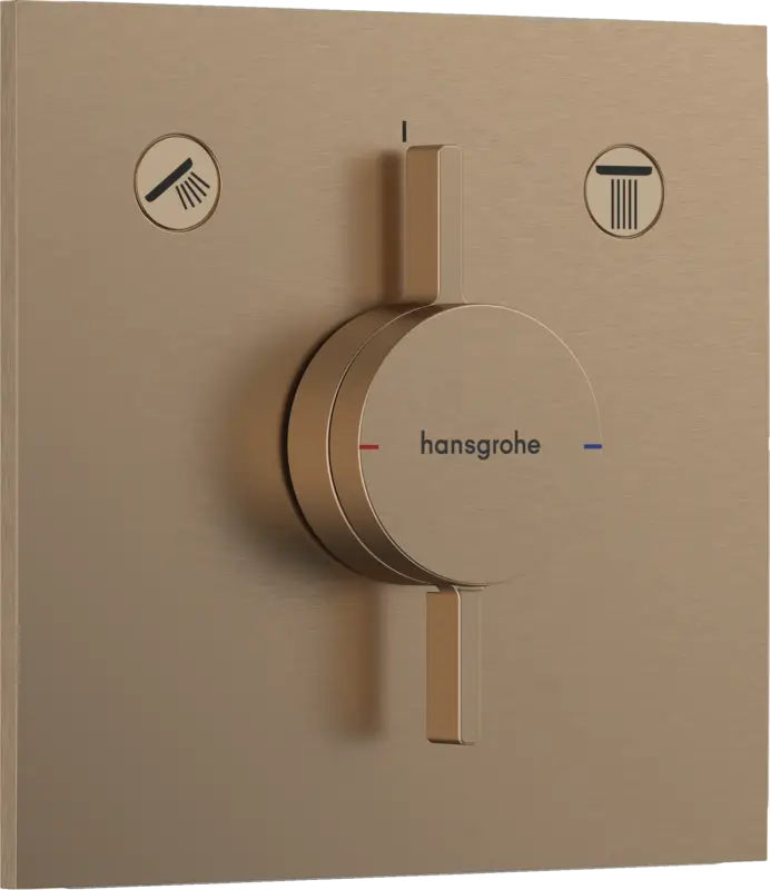 Aktuell Hansgrohe DuoTurn E Unterputz-Duschmischarmatur Brushed Bronze