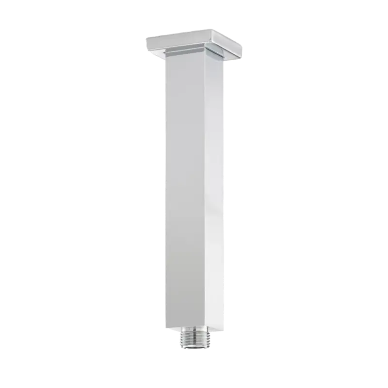Direktkauf Blaufoss Square Deckenanschluss für Kopfbrause: 20 cm, Chrom glänzend