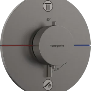 Billig Hansgrohe Showerselect Comfort S Unterputz-Duschthermostat 2 Verbraucher Brushed Black Chrome