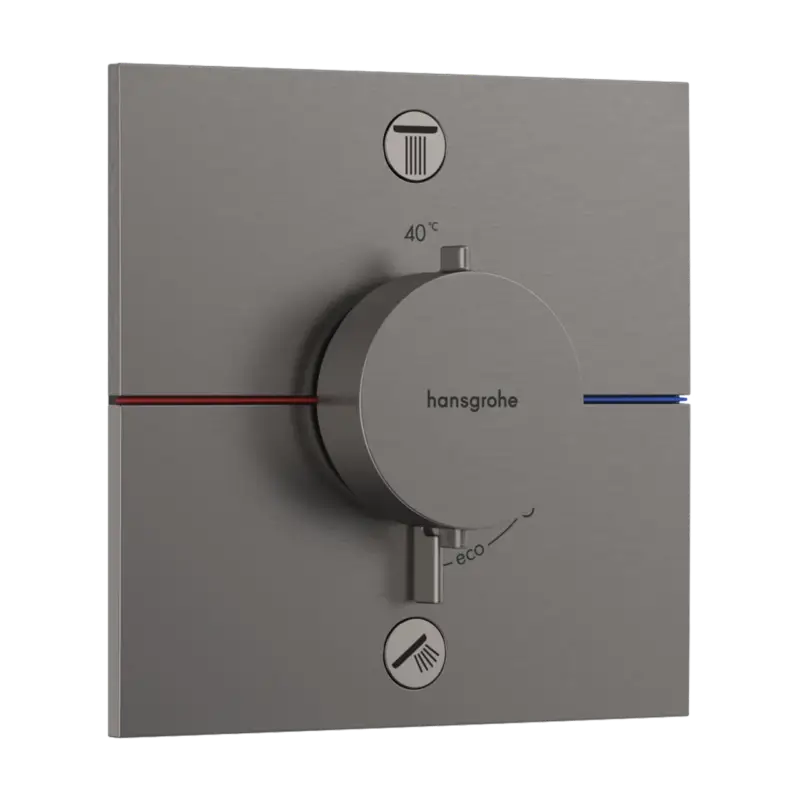 Bestseller Hansgrohe Showerselect Comfort E Unterputz Badewannenarmatur 2 Verbraucher Brushed Black Chrome