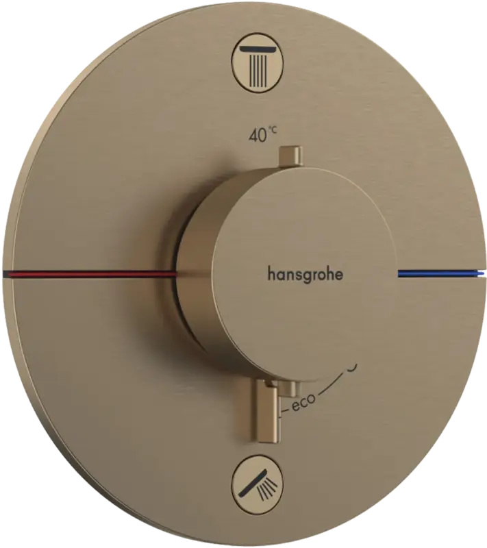 Bestseller Hansgrohe Showerselect Comfort S Unterputz Badewannenarmatur 2 Verbraucher Brushed Bronze