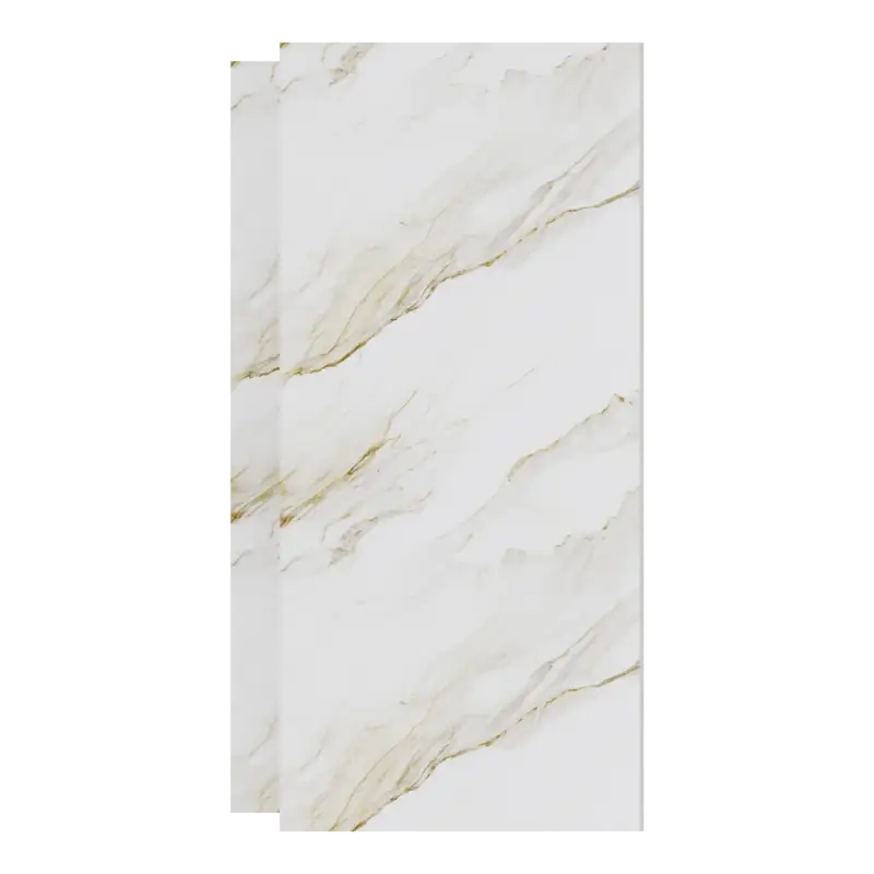 Top-Angebot Luca Varess Suite Duschrückwand Set 2 x 120x260 cm, SPC, Marble gold