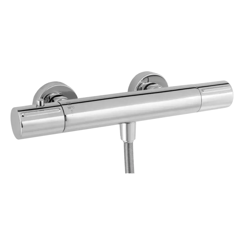 Blaufoss Onos Thermostat-Duscharmatur: Chrom Glänzend Abverkauf