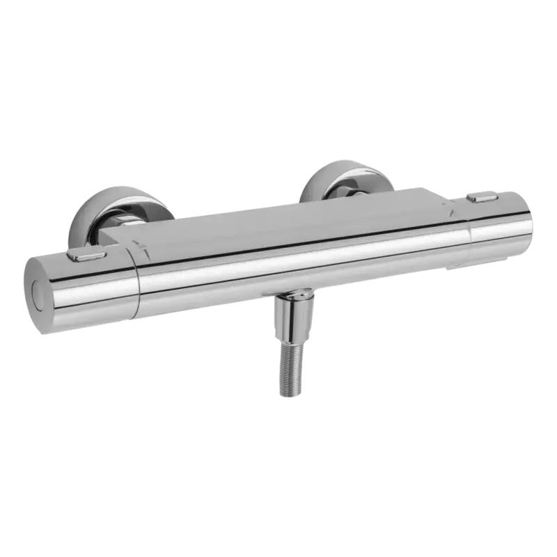 Blaufoss Neringa Thermostat-Duscharmatur: Chrom Glänzend Preisknaller