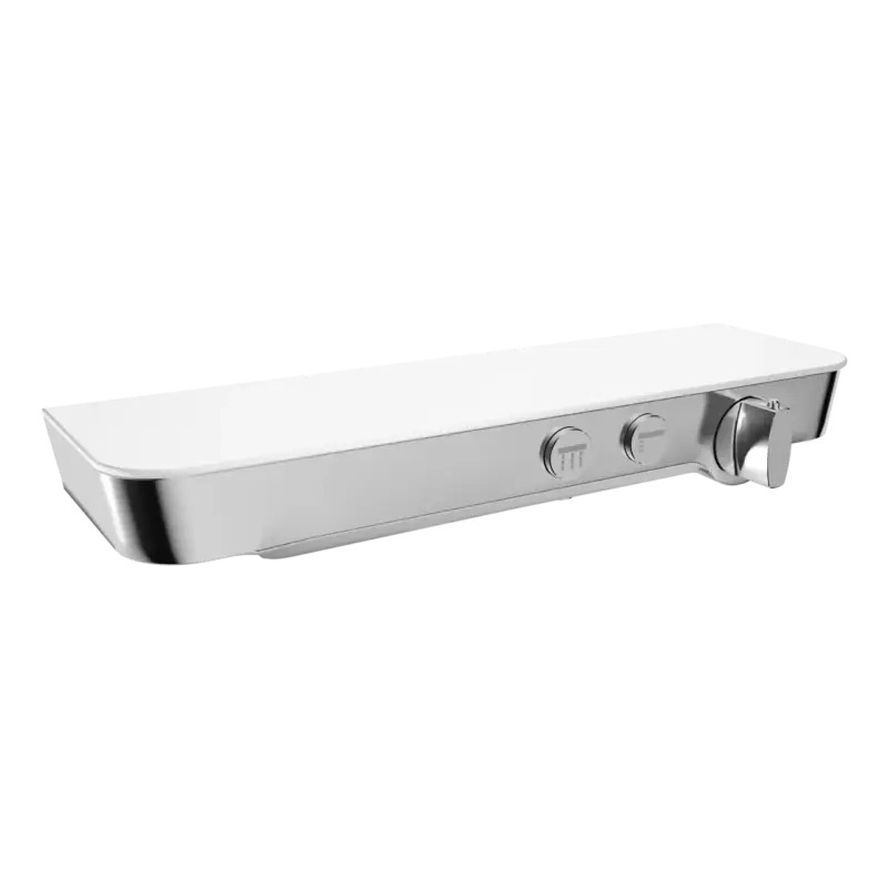 Rabatt Blaufoss Dreamblade Regendusche Duschsystem mit Thermostatbatterie: Unterputz, Chrom Glänzend