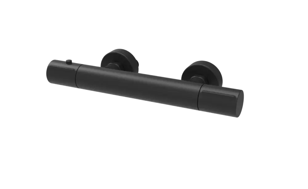 Blaufoss Onos Thermostat-Duscharmatur: Schwarz matt Neue Kollektion