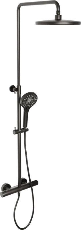 Blaufoss Onos 250 Duschsystem: Brushed GunMetal Preisknaller