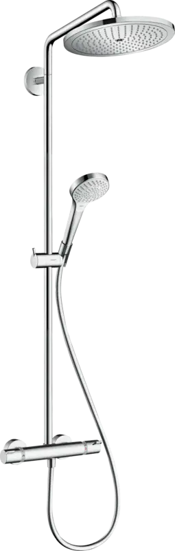 Top-Preis Hansgrohe Croma Select S280 Duschsystem mit Thermostat-Armatur Chrom Glänzend