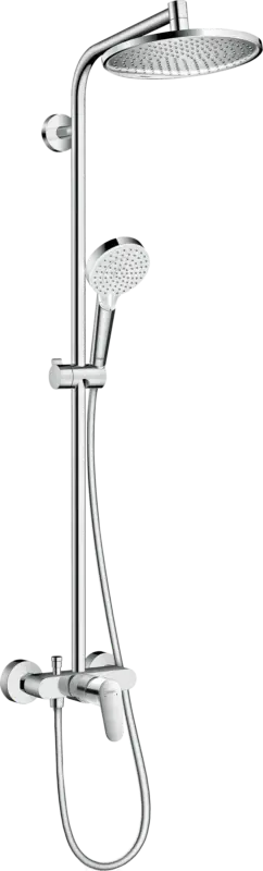Hansgrohe Crometta S240 Duschsystem mit Mischarmatur Chrom Glänzend Highlight