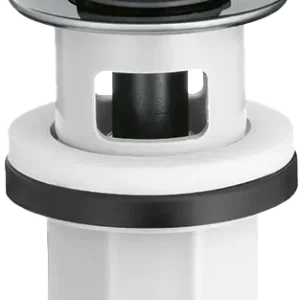 Preisknaller Hansgrohe Push-open-Ablaufventil chrom glänzend