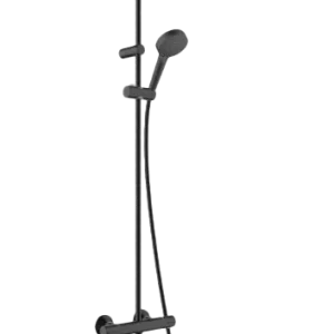 Top-Preis Hansgrohe Vernis Blend Duschsystem mit Thermostat-Armatur Schwarz Matt