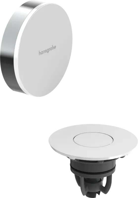 Versand Am Gleichen Tag Hansgrohe Flexaplus Fertigset für Ab- und Überlauf Weiß Glänzend
