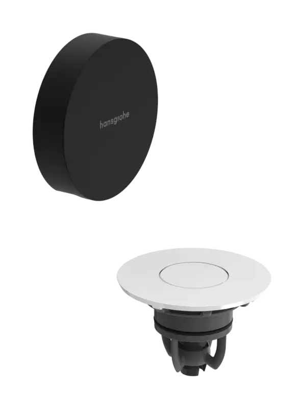 Aktuell Hansgrohe Flexaplus Fertigset für Ab- und Überlauf Schwarz matt