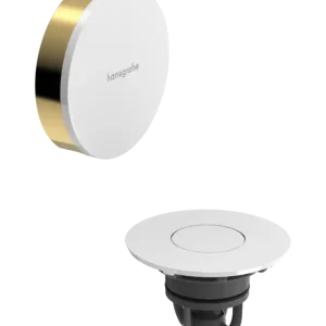 Sonderangebot Hansgrohe Flexaplus Fertigset für Ab- und Überlauf Polished Gold Optic